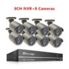 8CH NVR 8 Cameras
