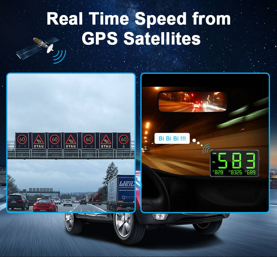 GPS Digital Car HUD Display