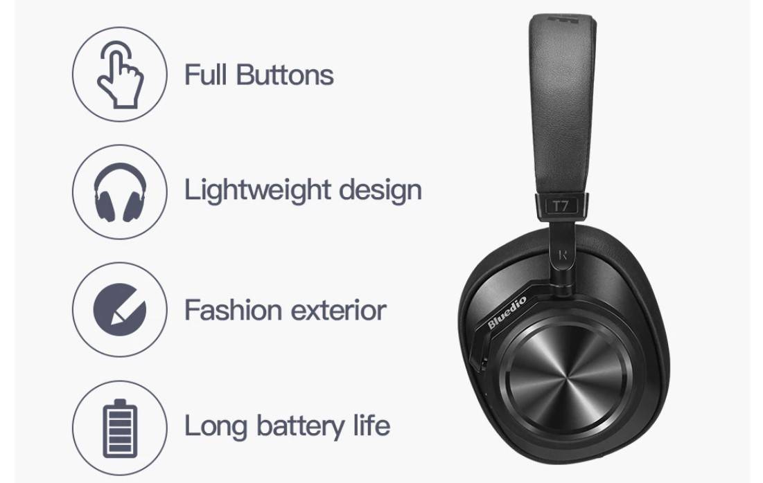 Active Noise Cancelling Bluetooth Headphones